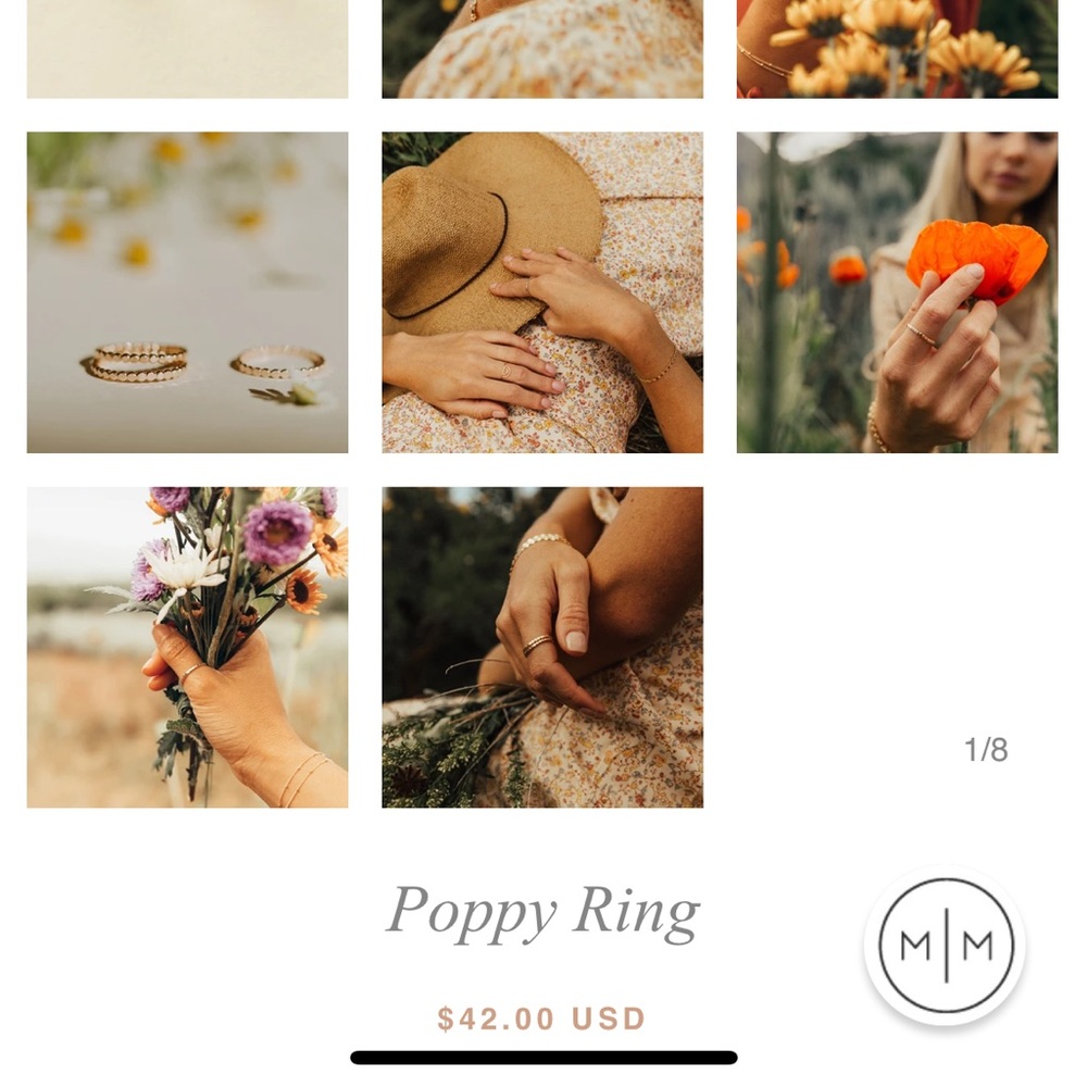 Poppy ring